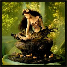 Схема вышивки «русалка»