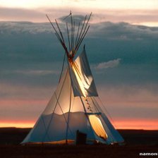 Схема вышивки «вигвам»