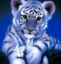 Схема вышивки «Тигрёнок»