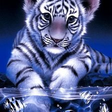 Схема вышивки «Тигрёнок»