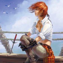 Схема вышивки «пиратка»