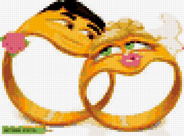 Колечки "Жених и невеста" - любовь, он, она - предпросмотр