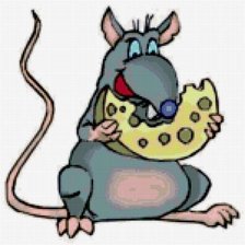 Схема вышивки «Крыска Лариска»