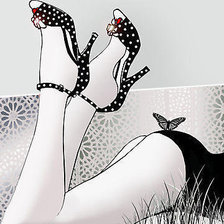 Схема вышивки «Ножки»