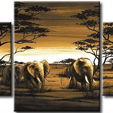 триптих саванна