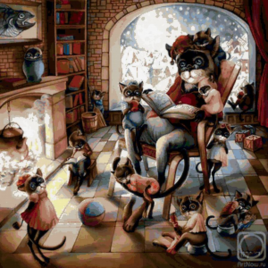 ох уж эти детки - коты, дети - предпросмотр