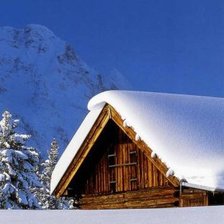 Схема вышивки «зима»