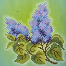 Схема вышивки «Сирень»