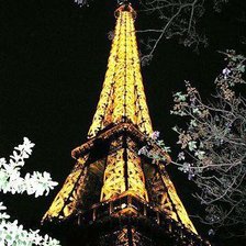 Схема вышивки «Эйфелева башня»