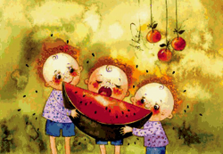 апельсины и арбузы - дети - предпросмотр