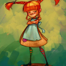 Схема вышивки «пеппи»