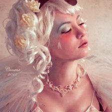 Схема вышивки «помпадур»