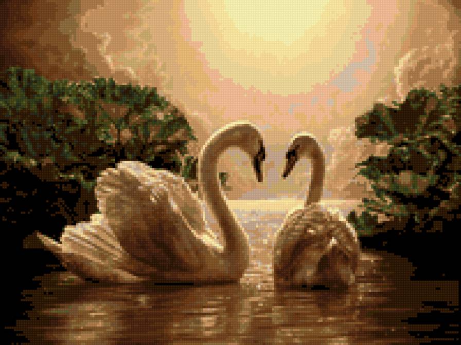 Лебеди - предпросмотр