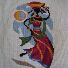 Схема вышивки «Африка. Дочь Африки»