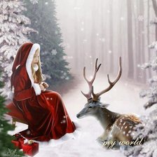 Схема вышивки «снежанка»