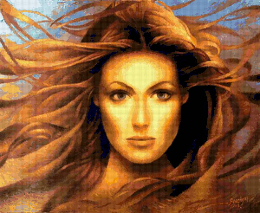 Артур Брагинский - - брагинский, женщина, девушка, глаза, живопись, картина, взгляд - предпросмотр