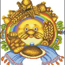 Схема вышивки «хлеб да соль»