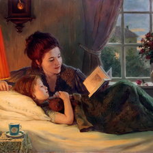 Схема вышивки «Сказка, рассказанная на ночь»