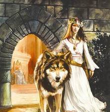 Схема вышивки «с волком»