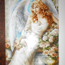 Схема вышивки «ангел»