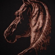 Схема вышивки «ЛОШАДЬ»