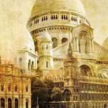 Оригинал схемы вышивки «триптих париж1» (№199273)