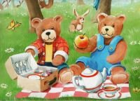 Схема вышивки «Мишки»