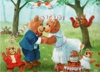 Схема вышивки «Мишки»