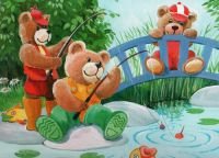 Схема вышивки «Мишки»