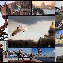 Схема вышивки «питер коллаж»