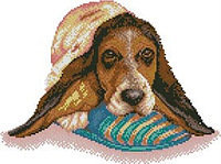 Схема вышивки «Собачка»