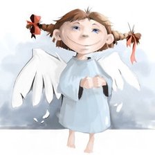 Схема вышивки «ангел 3»