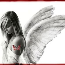 Схема вышивки «ангел 6»