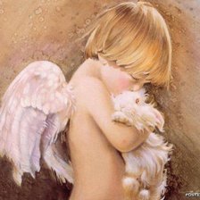 Схема вышивки «ангел 8»