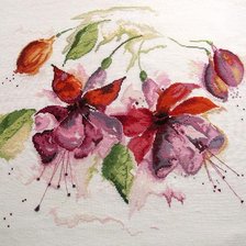 Схема вышивки «Фуксия»