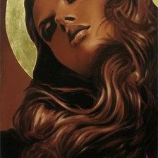 Схема вышивки «лунная девушка»