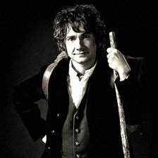 Схема вышивки «Бильбо Бэггинс»