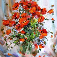 Схема вышивки «Букет любви»