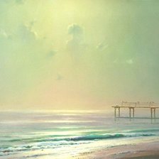 Схема вышивки «море»