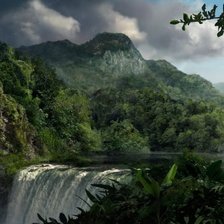 Схема вышивки «водопад»