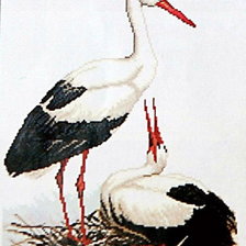 Схема вышивки «Гнездо аистов»