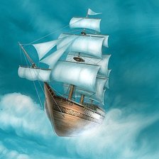 Схема вышивки «Сквозь бури и шторма»