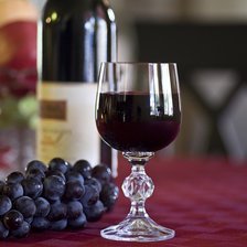 Схема вышивки «Бокал вина»