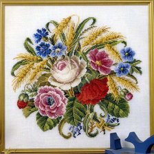 Схема вышивки «Розы»
