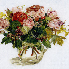 Схема вышивки «Розы»