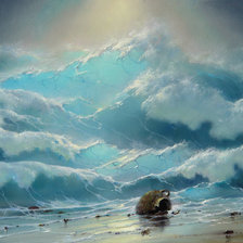 Схема вышивки «дары моря»