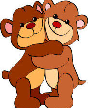 Схема вышивки «Мишки»