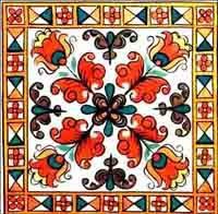 Схема вышивки «русские мотивы»