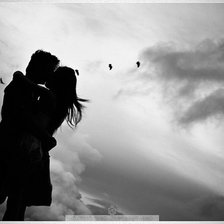 Схема вышивки «черно-белое»