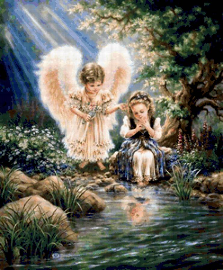 №201773 - ангелы, дона гелсингер, дети - предпросмотр